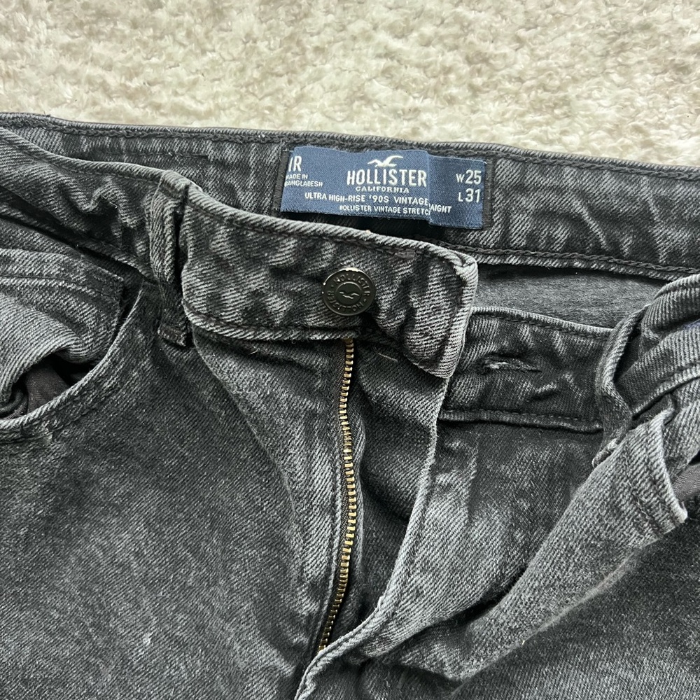 Hollister distressed Gray Jeans